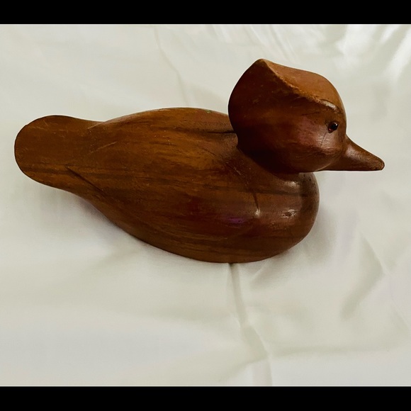 ANTIQUE WOOD DUCK HAND CRAFTED DUCK DECOY SIGNED & CRAFTED BY ROBERT WHETSEL - Picture 5 of 6